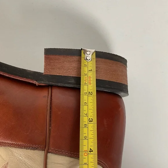 Tony Lama Sunset Renegade Roper Boots 14 D USA Made Punchy